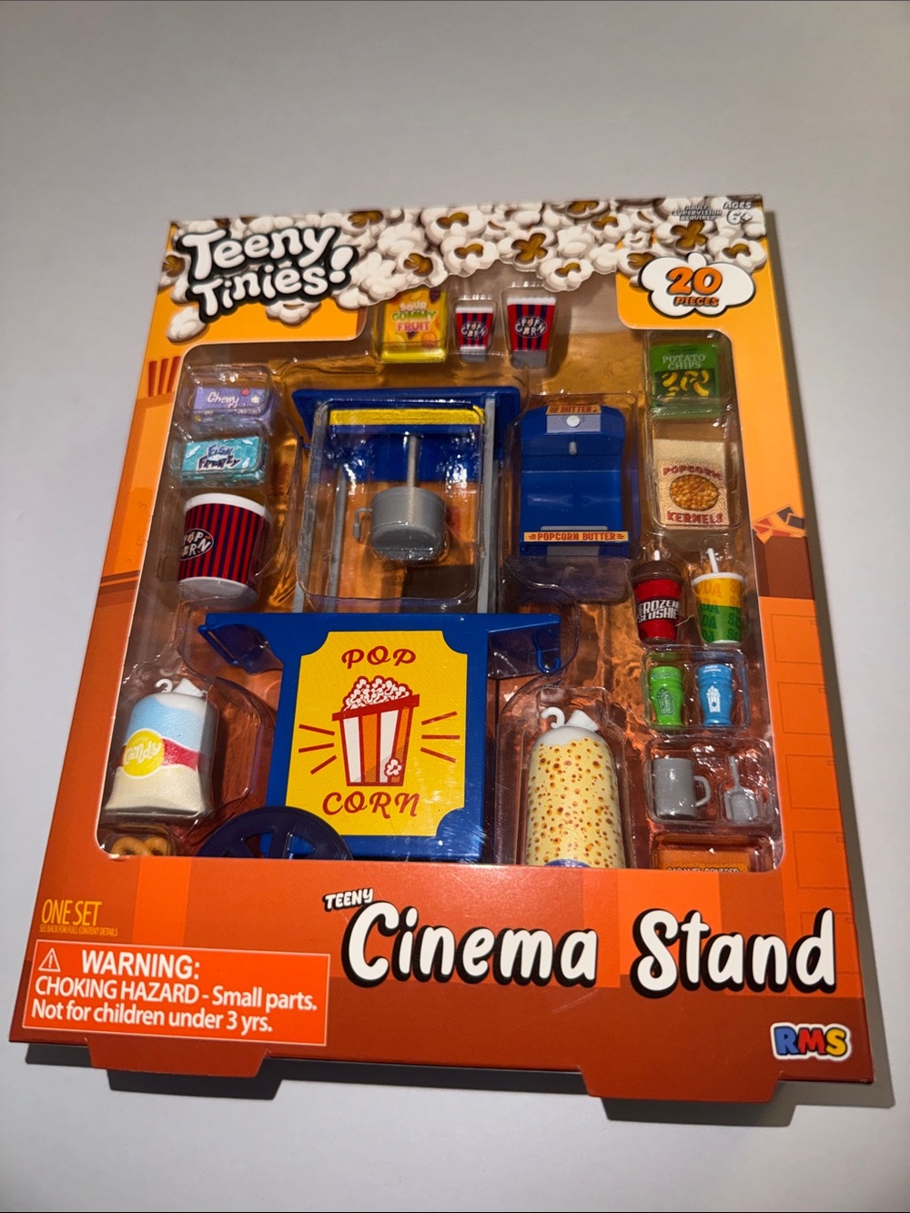 Cinema Stand Popcorn Playset - Blue & Yellow